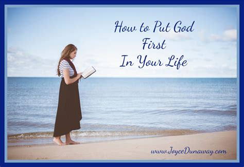 How To Put God First In Your Life