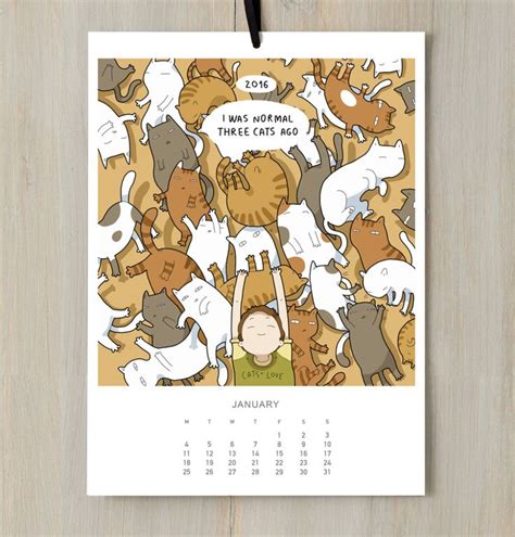 The Purrfect Cat Calendar To Keep You Smiling All Year Long Cat