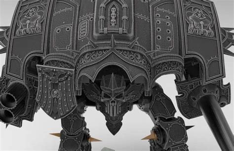 New Chaos Knight Bits From Legio Models Spikey Bits