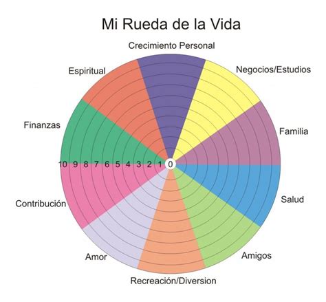 La Rueda De La Vida Women Motivation Life Motivation Vision Board 5
