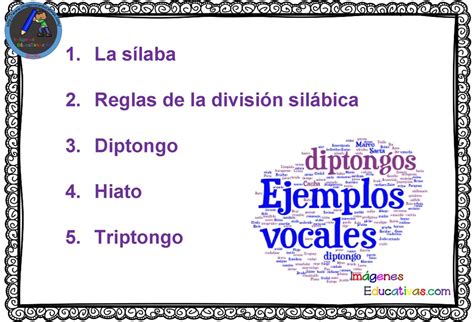 Reglas De La División Silábica 1 Imagenes Educativas
