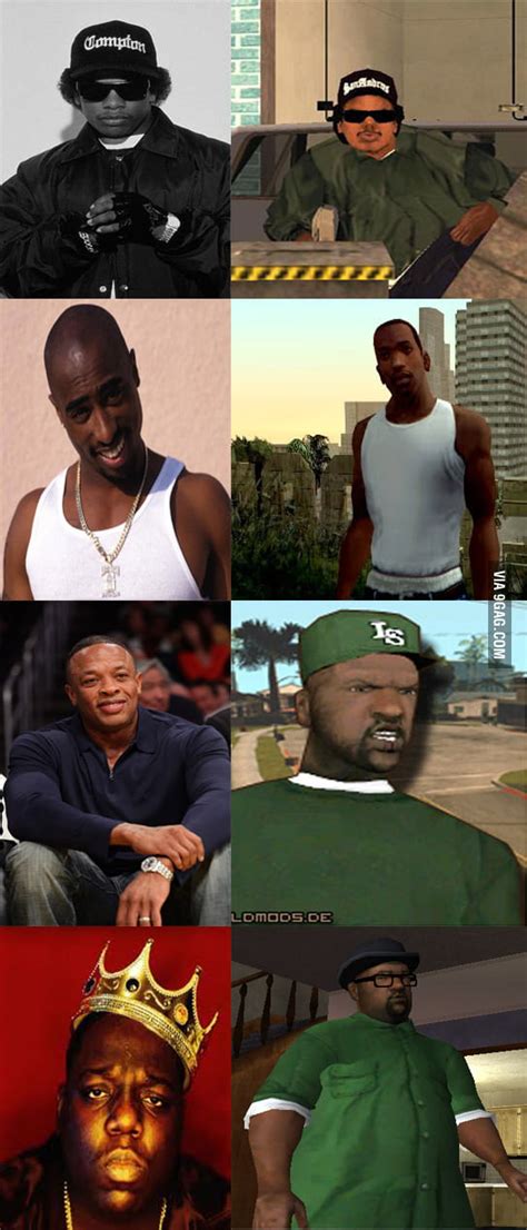 The People That Gta San Andreas Characters Based On 9gag