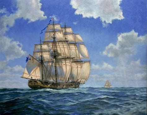 18th Century Royal Navy Frigate Sailing Ships