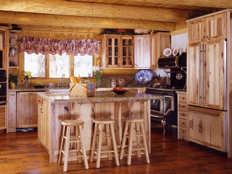 Log Cabin Kitchens Modern Rustic Style Kelseybash Ranch 77794