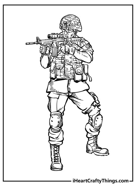 Army Coloring Pages For Kids To Print
