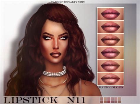 Lipstick N11 At Fashion Royalty Sims Sims 4 Updates