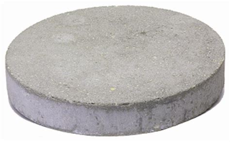 Cindercrete Round Slab 16 Inch Grey The Home Depot Canada