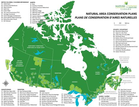 Nature Conservancy Of Canada Map World Map