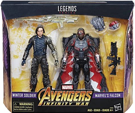 Hasbro Marvel Legends Infinity War Winter Soldier And Falcon 6 Action