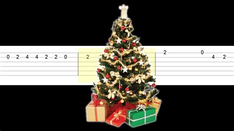 O Christmas Tree Christmas Songs Easy Guitar Tabs Tutorial Youtube