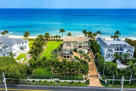 Oceanfront Gated Estate On Hillsboro Mile Florida Luxury Homes