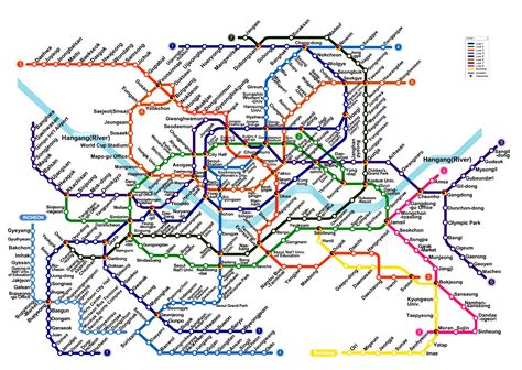 Seoul Subway Map The Soul Of Seoul