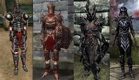 Elder Scrolls Daedric Armor Evolution By Pepperonipizza0429 On Deviantart
