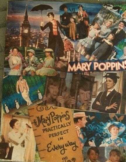 Mary Poppins Collage On Canvas Comic Books Comic Book Cover