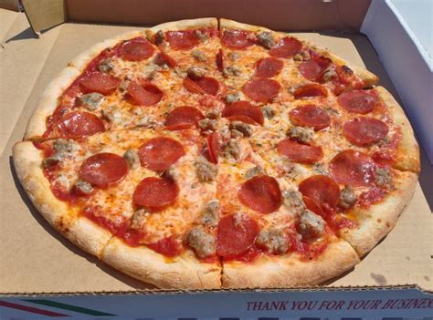 Don't be embarrassed of your curiosity, everyone has questions that they may feel uncomfortable asking certain people, so this place gives you a nice area not to be judged about asking it. 13 inch pizza with sausage and pepperoni - Yelp
