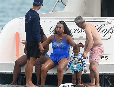 Bridgetown Barbados Exclusive Vivica A Fox Stuns In Blue Swimsuit As 59 Yr Old Actress