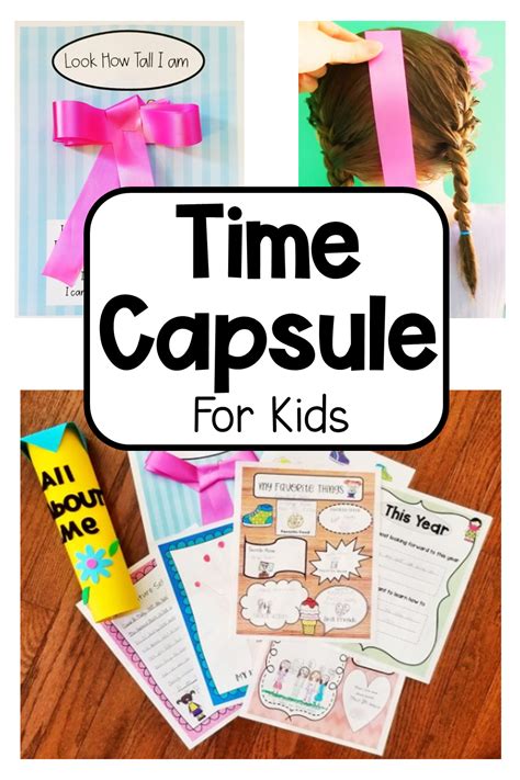 Time Capsule Activity For Kids Me Time