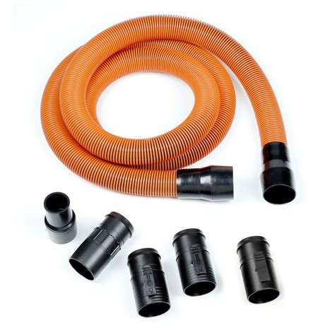 Ridgid 1 78 In X 10 Ft Pro Grade Locking Vacuum Hose Kit For Ridgid