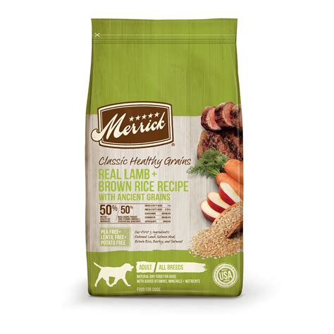 Merrick Healthy Grains Wholesome And Natural Kibble With Lamb And Brown