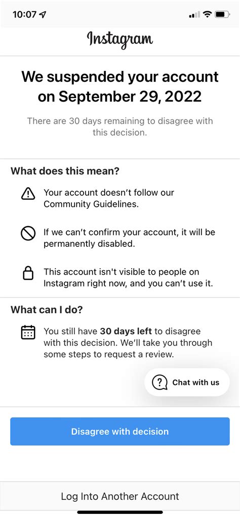 Instagram Suspended My Account Personal Finance Club