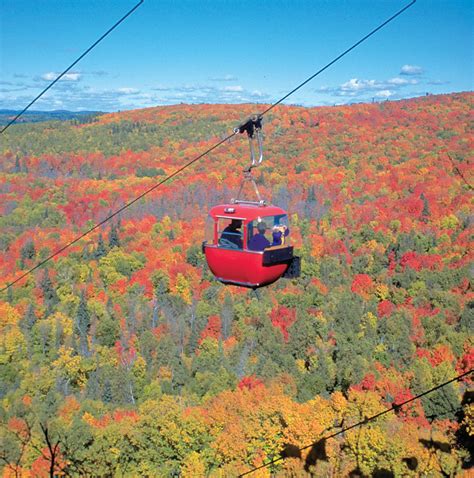 Among The Mountaintops A Lutsen Trail Starts With A Gondola Ride