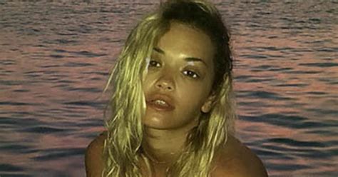 Rita Ora Strips Naked On Beach Proving Tan Lines Are The New