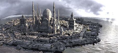 Star Wars Coruscant Inspired Huge City 3 3d Model Cgtrader