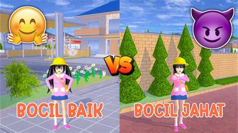 Bocil Baik Vs Bocil Jahat Sakura School Simulator Youtube