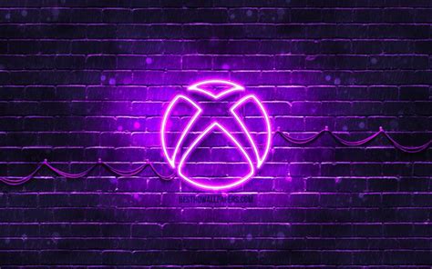 ダウンロード画像 Xbox紫ロゴ 4k 紫brickwall Xboxロゴ ブランド Xboxネオンのロゴ Xbox フリー の