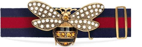 Gucci Web Belt With Bee Best Gucci Accessories Popsugar Fashion