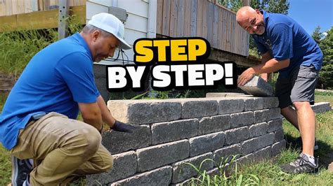 How To Build A Retaining Wall Step By Step Youtube