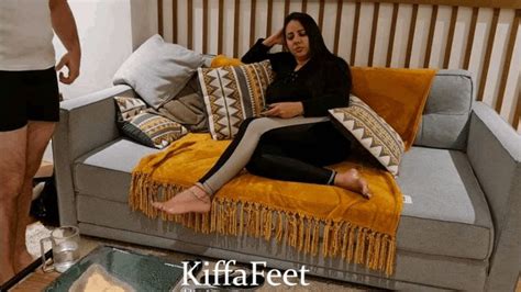 Real Cuckold Foot Cum Eating Mistress Kiffa Kiffa Cuckolds You With