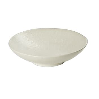 Lot de 6 assiettes creuse carpe diem en grès décoré Maisons du Monde