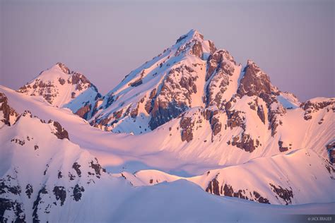 A Snowy Sunrise In The San Juans Mountain Photography By Jack Brauer