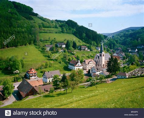 Bad Griesbach Village Black Forest Germany Stock Photo