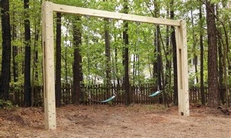 They wanted something where they could climb and swing. Wooden two leg swing set build? - Pirate4x4.Com : 4x4 and ...