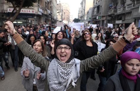 Egypt Women March Protest Brutality Against Tahrir Woman PHOTOS