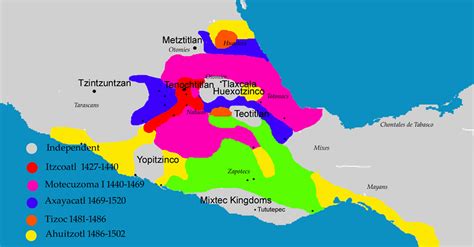 Timeline Of The Aztec Empire