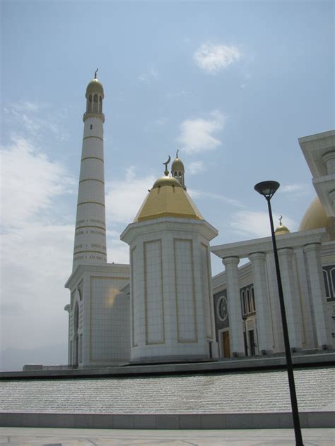 Turkmenistan Turkmenbashi Ruhy Mosque Worldphotos Org