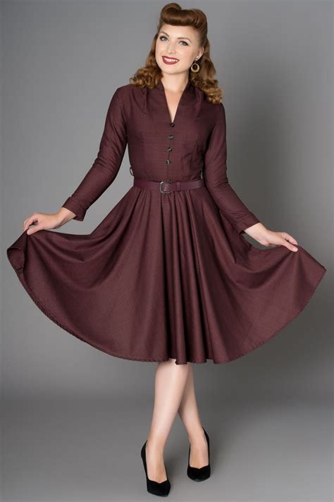Robe Retro Pin Up Glamour Chic 50s Swing Timeless Helena Outlet