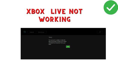 How To Fix Xbox Live Not Working Youtube