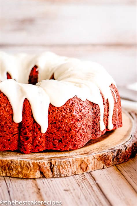 red velvet cream cheese bundt cake recipe {cake mix recipe}
