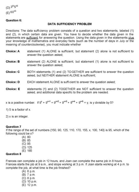 Practice Gmat Test Questions 2021 2022 Student Forum