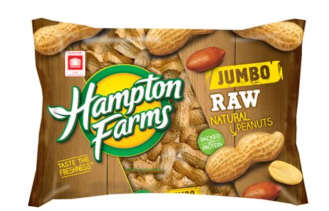 Jumbo Raw In Shell Peanuts 25 Lb Box Hampton Farms