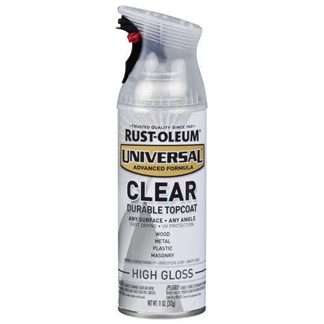 Rust Oleum Universal High Gloss Clear Spray Paint Actual Net Contents