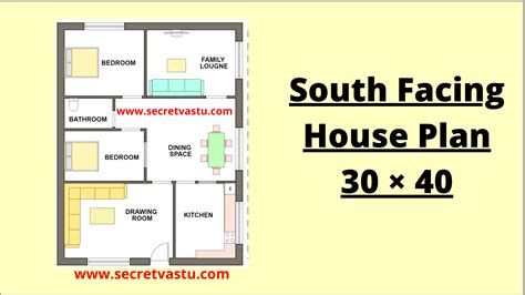 1000 Sq Ft House Plan As Per Vastu South Facing House Design Ideas