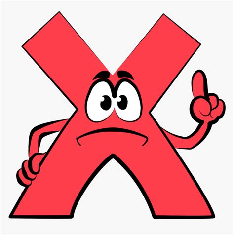 Red Cross Mark Clipart Wrong Answer Say No In Chinese Hd Png