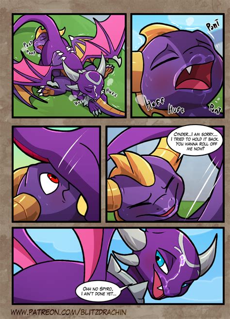 Rule 34 69 Position Blitzdrachin Comic Cynder Dragon Female Feral