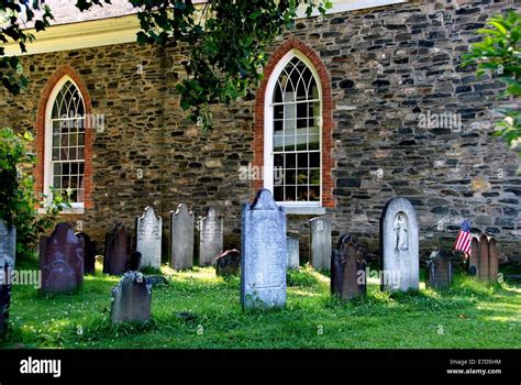 Sleepy Hollow Ny Old Burial Ground Stones And 1685 Old Dutch Church