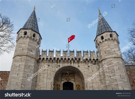 Entrance Topkapi Palace Gate Salutation Istanbul Stock Photo